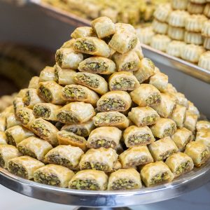 Baklava with pistachios
