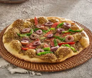 Zataar with vegetables